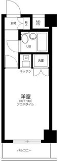 1Kの間取り画像