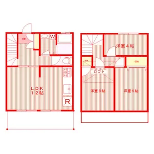 神奈川県横浜市港北区小机町【一戸建】の間取り