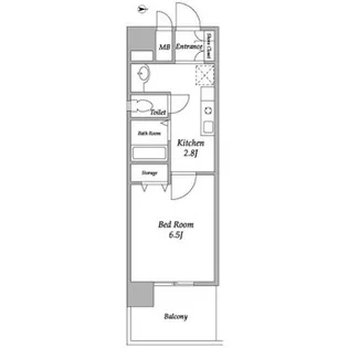 コンフォリア東品川【3階】の間取り