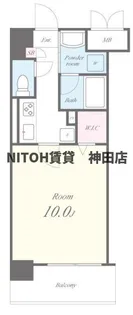 ウェルスコート錦糸町【4階】の間取り