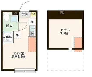 仮称)ハーモニーテラス田園調布南【1階】の間取り