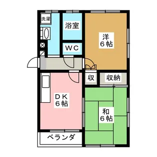 キャナルハイム【2階】の間取り