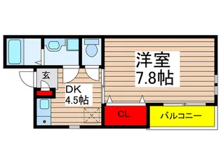 メゾン・ド・ソレイユ【1階】の間取り