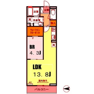 クレール.K【3階】の間取り