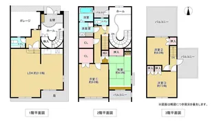 大阪府池田市伏尾台2【一戸建】の間取り
