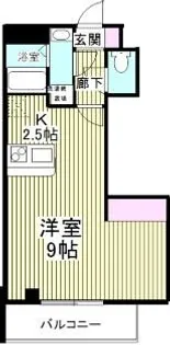 CROSS COURT Naka Aoki【1階】の間取り
