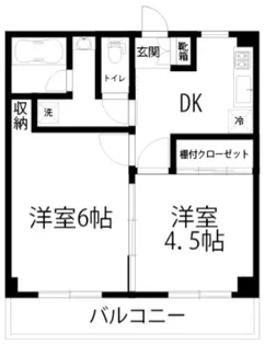 コーポタカミ【3階】の間取り