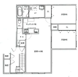 仮)西7南9AP【1階】の間取り