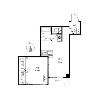 東京都足立区谷在家3【マンション】の間取り
