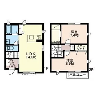 エルシオンDの間取り