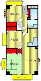 ジェンティール川口【7階】の間取り