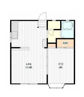 ハイツサンライム【2階】の間取り