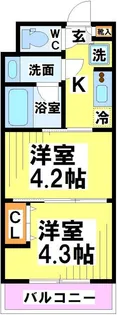 東京都調布市小島町3【マンション】の間取り