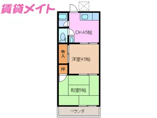 Daytona【2階】の間取り