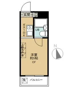 メゾン・ド・オルジュ【2階】の間取り