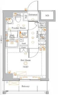 東京都大田区南蒲田2【マンション】の間取り
