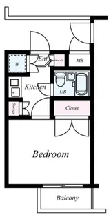 メインステージ大森海岸【10階】の間取り