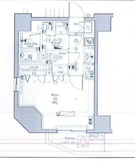 PREMIUM CUBE 駒込【10階】の間取り
