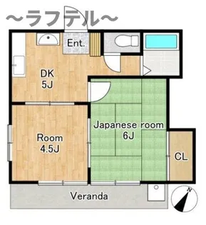 埼玉県所沢市大字久米【アパート】の間取り