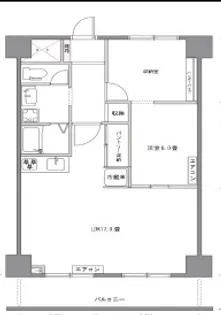 サンハイツ大和第2【4階】の間取り