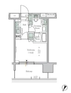 ONE ROOF RESIDENCE TAMACHI【5階】の間取り