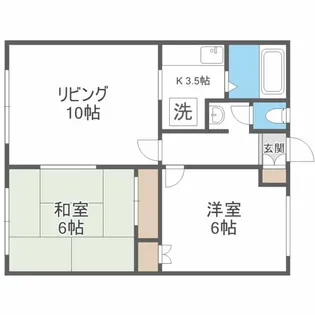 HOKUEI21 ホクエイ21【1階】の間取り