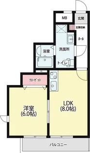 MARUSHO国府多賀城【2階】の間取り