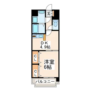 レルベ保田窪【5階】の間取り