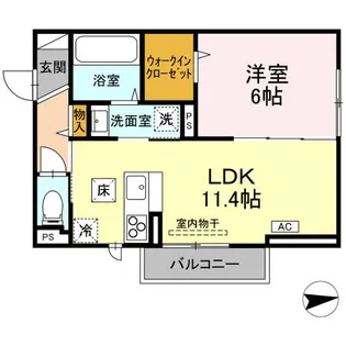 RESUA向中野 C棟【1階】の間取り