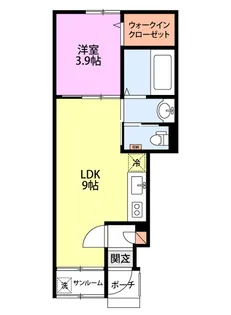 フェリースI【1階】の間取り