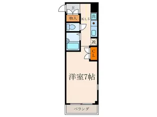 ベルシーズ【5階】の間取り