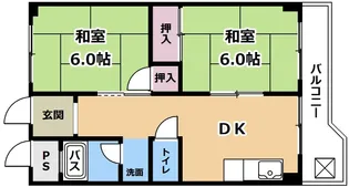 メゾン近江富士【4階】の間取り