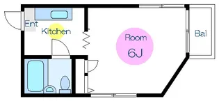 メゾンエトワール【2階】の間取り