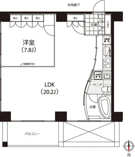 クイズ恵比寿【8階】の間取り