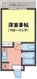ヒルズ・オキマンション【3階】の間取り
