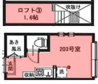 アーバンプレイス阿佐ヶ谷III【1階】の間取り