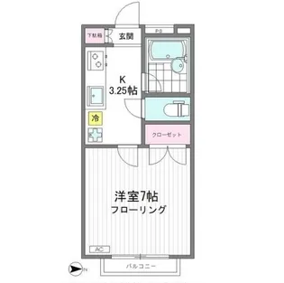 サザングラス【2階】の間取り