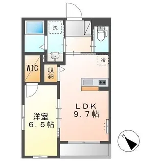 ルーチェス弁天【3階】の間取り