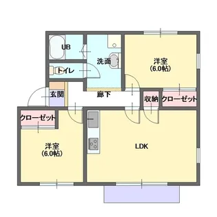 メゾン平嶋II【1階】の間取り