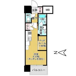 上杉ガーデンスクエア【3階】の間取り