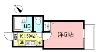 casa del sole Ikuta【1階】の間取り