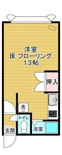 キャッスル【2階】の間取り