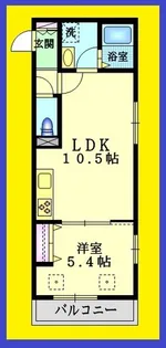 リバーストーン【1階】の間取り