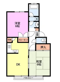 ソウシャブル【1階】の間取り