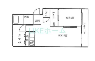 グリーンヒルズ中野木【3階】の間取り