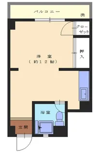 リバーサイド青戸【2階】の間取り