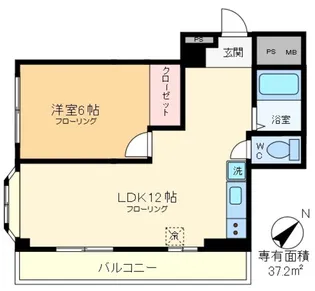 パウゼ【2階】の間取り