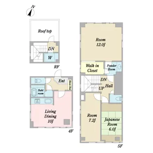 ベルデンビル水天宮の間取り