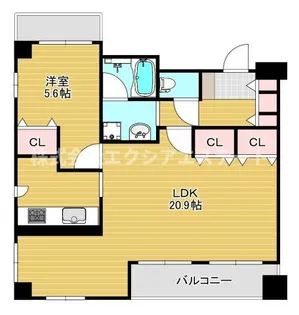ロイヤル梅田ウエスト【2階】の間取り