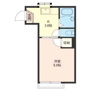 メゾンドール・イズ【1階】の間取り